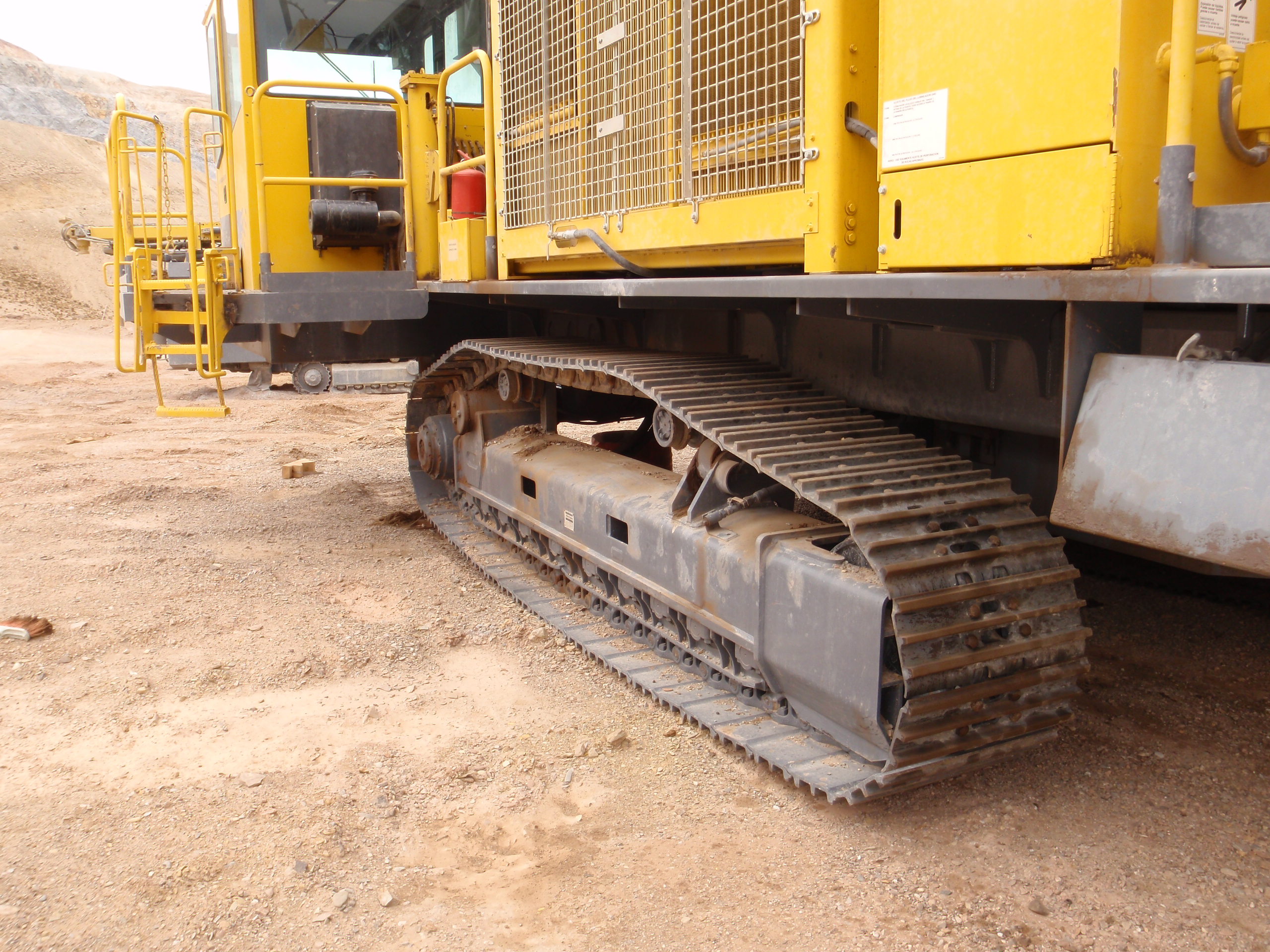 Atlas Copco drill rig in mining operation